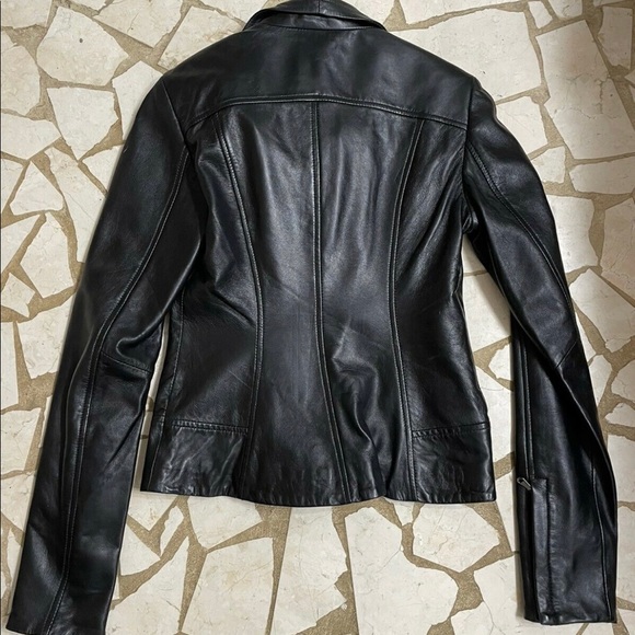 Daniel Leather jacket black NWT - Picture 2 of 3